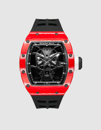 Richard Mille Replica Watch RM 52-06 Tourbillon Mask Red Carbon